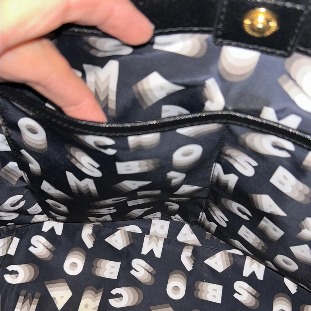 Marc Jacobs Black Graphic Tote - Picture 9 of 12